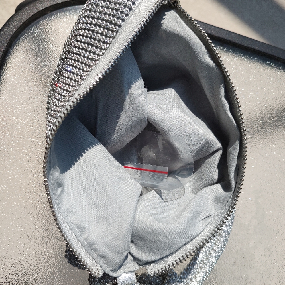 Sparkly rectangular shape slouchy sexy purse - Picture 7 of 8